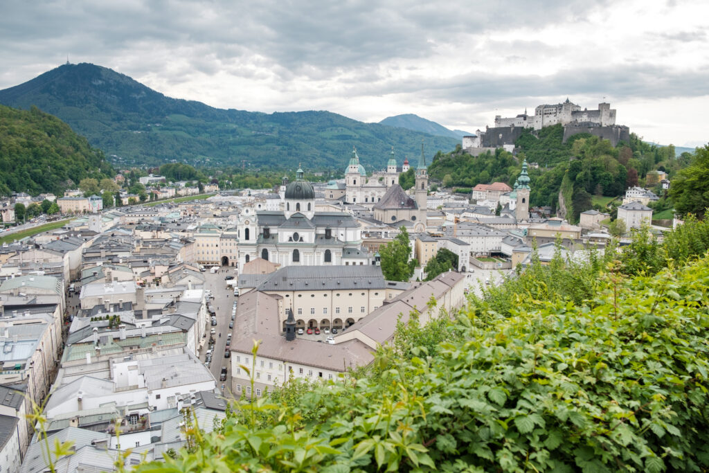 Vom der Stadtalm über Salzburg geschaut.